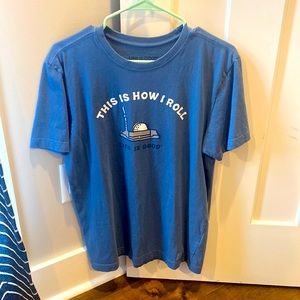 small golf theme tee shirt